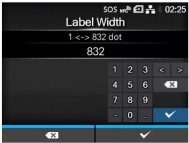 SATO CL4NX Plus - [Label Length] - 3