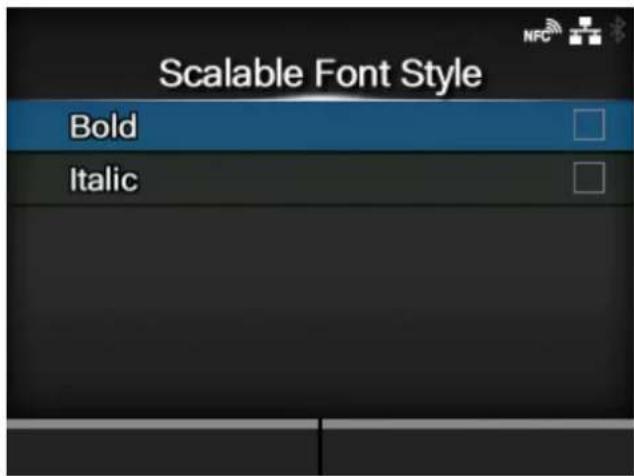 SATO CL4NX Plus - [Scalable Font Style] - 1