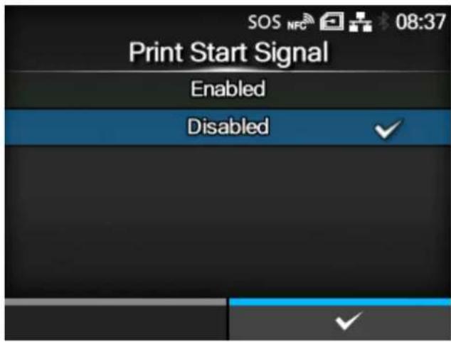 SATO CL4NX Plus - [Print Start Signal] - 1