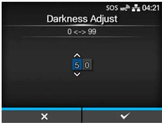 SATO CL4NX Plus - [Darkness Adjust] - 1