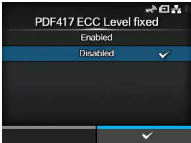 SATO CL4NX Plus - [PDF417 ECC Level fixed] - 1