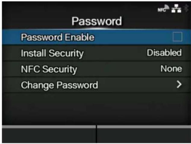 SATO CL4NX Plus - [Password] - 1