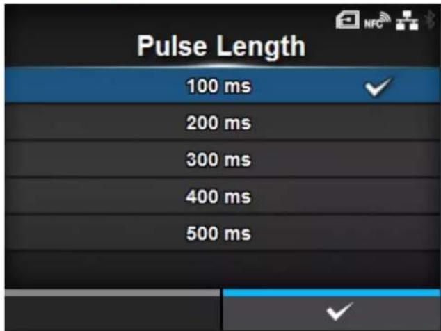 SATO CL4NX Plus - [Pulse Length] UHF HF - 1