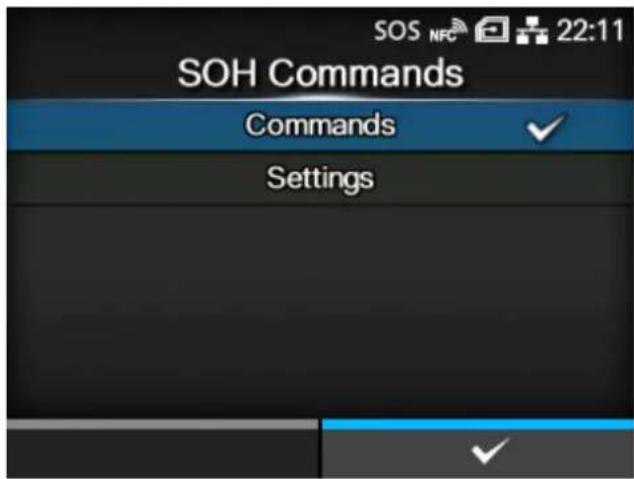 SATO CL4NX Plus - [SOH Commands] - 1