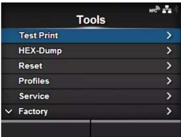 SATO CL4NX Plus - Press the button. - 1
