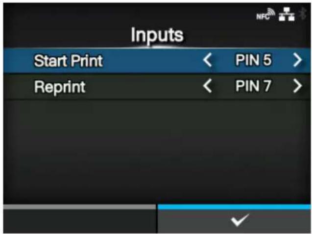 SATO CL4NX Plus - [Inputs] - 1