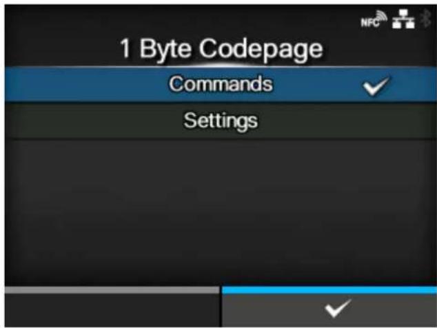 SATO CL4NX Plus - [1 Byte Codepage] - 1