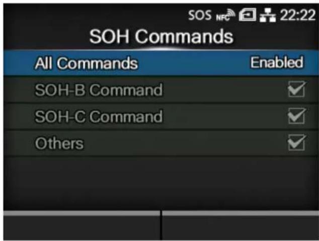 SATO CL4NX Plus - [SOH Commands] - 1