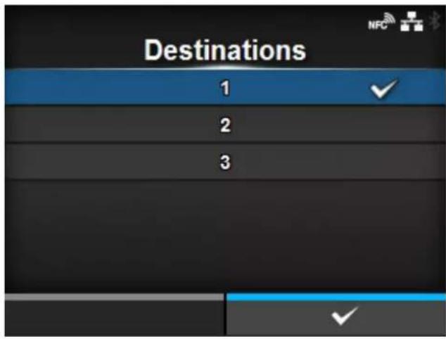 SATO CL4NX Plus - [Destinations] - 1