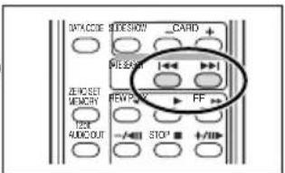CANON MVX25i - Press the ▶▶ or ◀◀ button to begin searching. - 1