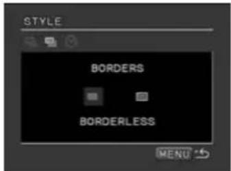 CANON MVX25i - Selecting the Borders - 2