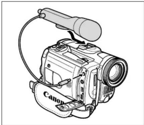 CANON MVX25i - Recording with an External Microphone - 1