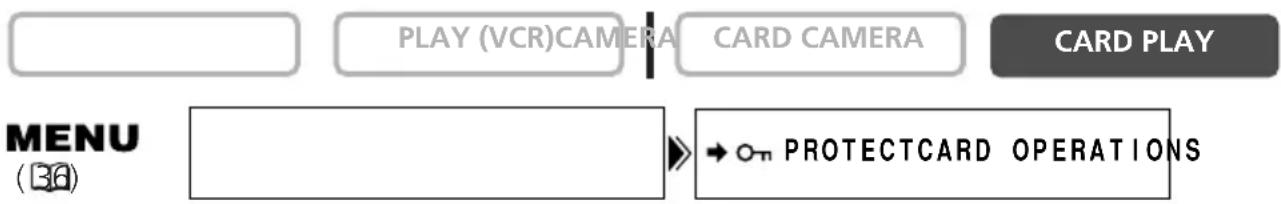 CANON MVX25i - Protecting during Index Screen Display - 1