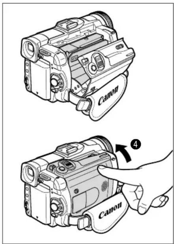 CANON MVX25i - Loading/Unloading a Cassette - 2