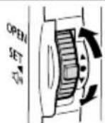 CANON MVX25i - Turn the SET dial to adjust the brightness of the image. - 1