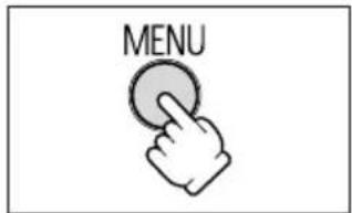 CANON MVX25i - Press the MENU button to close the menu and to start the clock. - 1