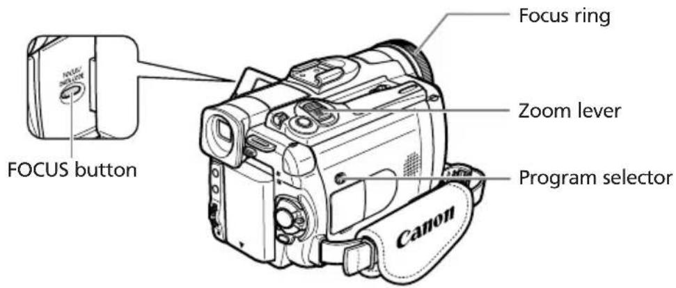CANON MVX25i - Adjusting the Focus Manually - 6