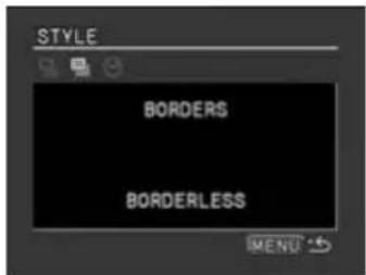 CANON MVX25i - Selecting the Borders - 1