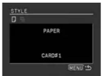 CANON MVX25i - SET Setting the Print Style - 3
