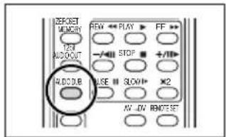 CANON MVX25i - Press the STOP ■ button on the wireless controller to stop dubbing. - 1