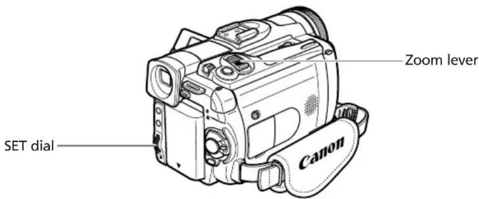 CANON MVX25i - Magnifying the Image - 1