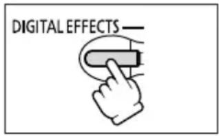 CANON MVX25i - Press the DIGITAL EFFECTS button. - 1