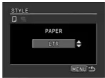 CANON MVX25i - Turn the SET dial to select (BORDERS) and press the SET dial. - 1