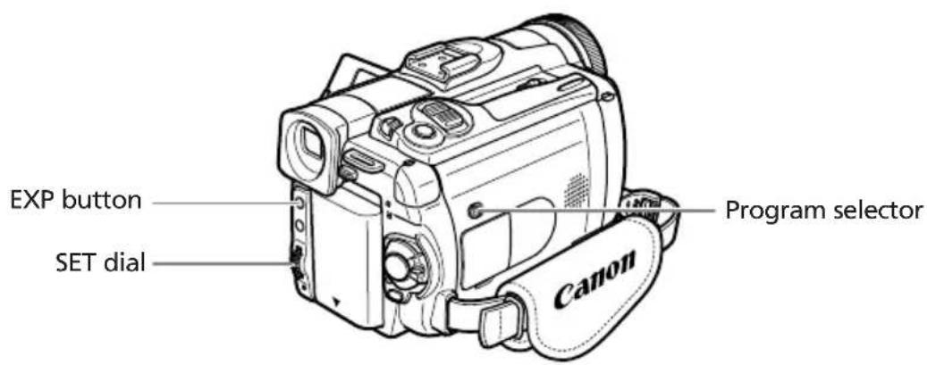 CANON MVX25i - Adjusting Exposure Manually - 1