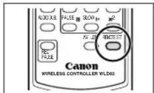 CANON MVX25i - Changing the Remote Sensor Mode - 3