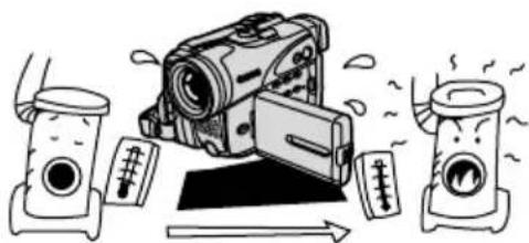 CANON MVX25i - Condensation may form in the following cases: - 4
