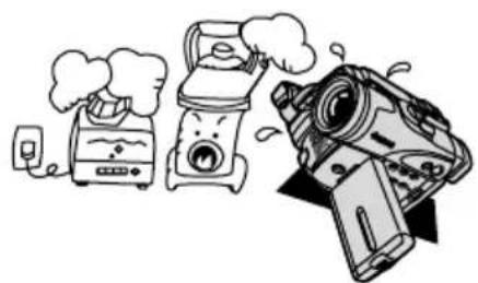 CANON MVX25i - Condensation may form in the following cases: - 3