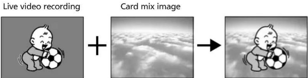 CANON MVX25i - Camera Chroma Key (CAM. CHROMA) - 1