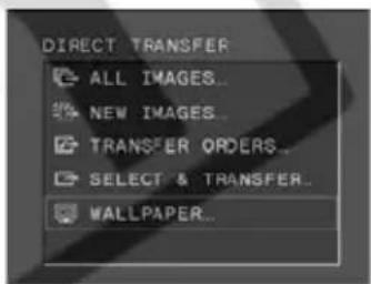 CANON MV960 - Select (◀▶) the still image you wish to transfer as wallpaper and press (💡). - 1