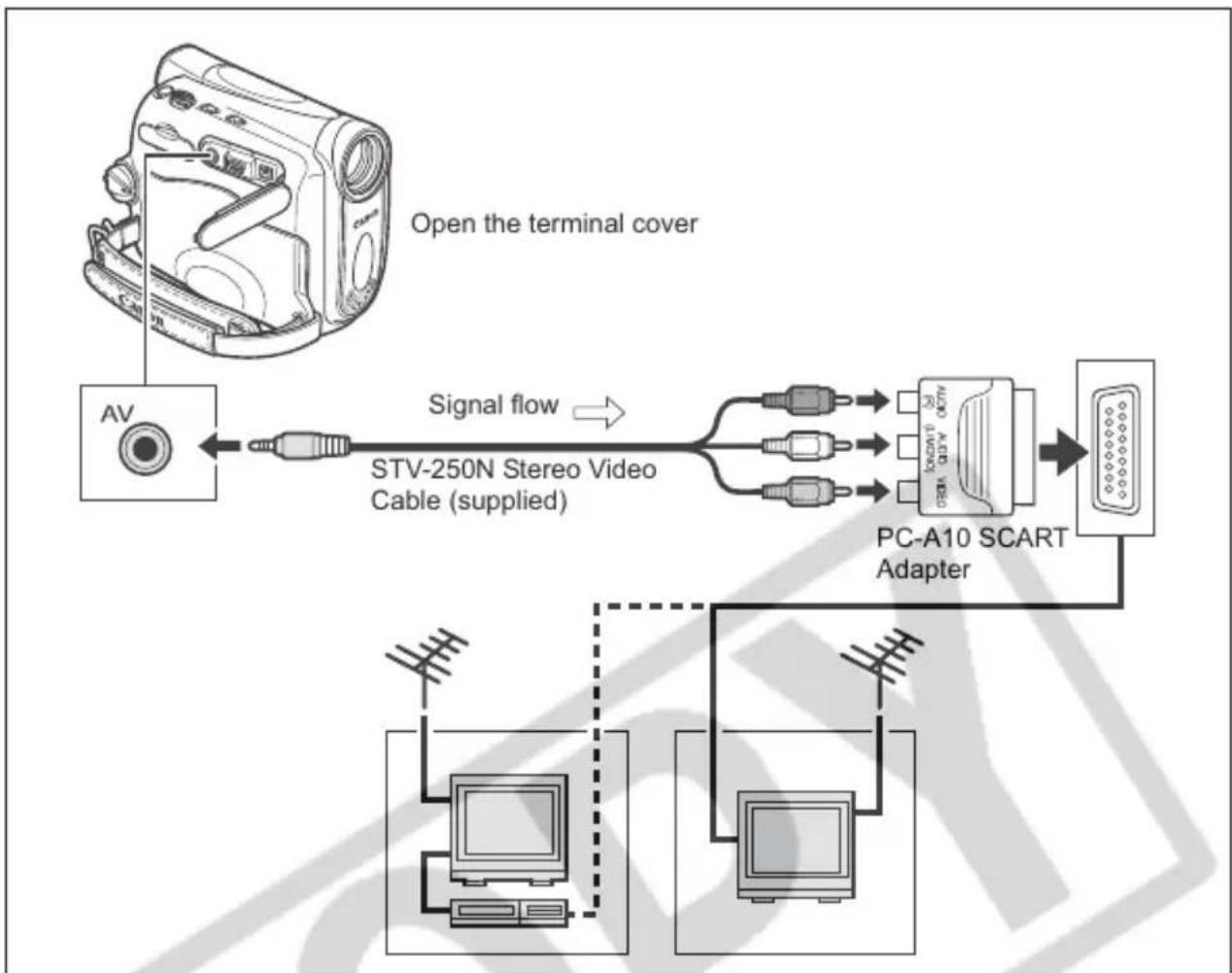 CANON MV960 - TVs with SCART Terminal - 1