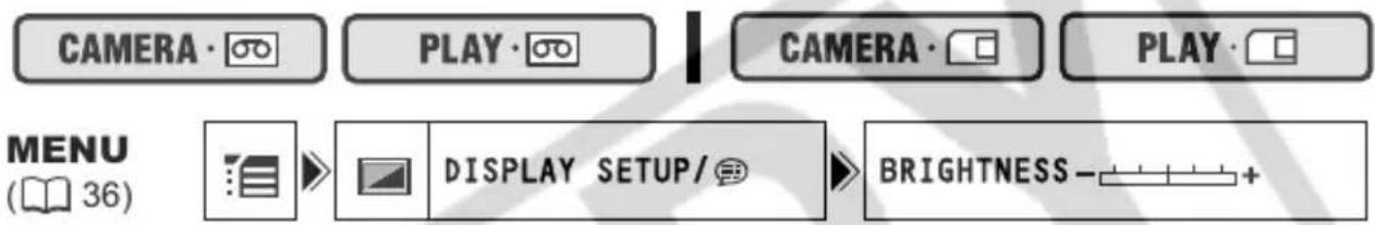 CANON MV960 - Adjusting the Brightness of the LCD Screen - 1