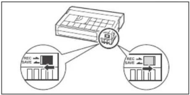 CANON MV960 - Protecting Tapes from Accidental Erasure - 1