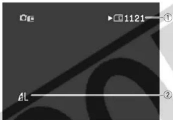 CANON MV960 - Screen Displays during Still Image Recording - 1