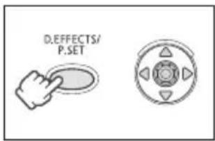 CANON MV960 - Press the P.SET button. - 1