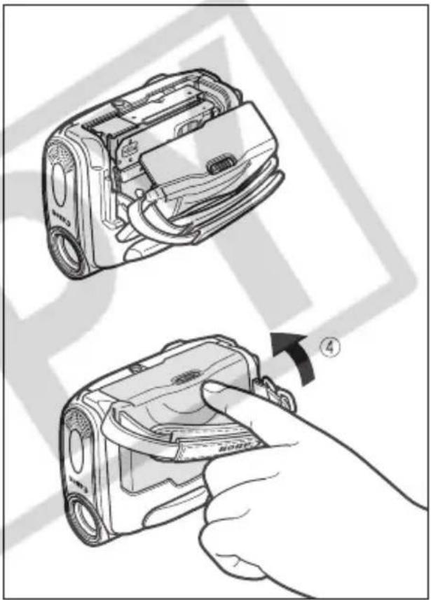 CANON MV960 - Installing the Backup Battery - 5