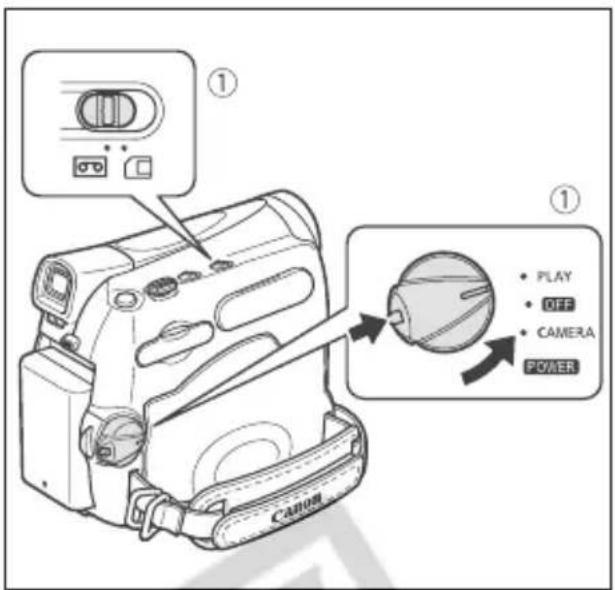 CANON MV960 - Set the camcorder to PLAY·☐ mode. - 1