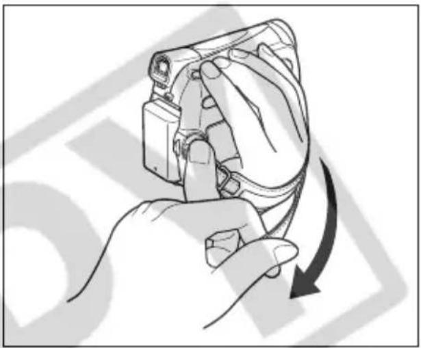 CANON MV960 - Fastening the Grip Belt - 1