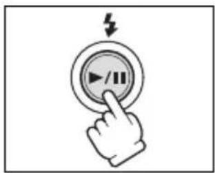 CANON MVX350i - Press the ♣(flash) button. - 1