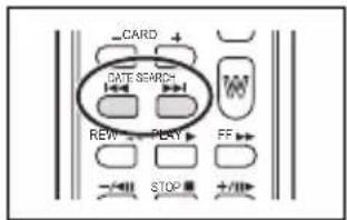 CANON MVX350i - Press the ▶ or button to begin searching. - 1
