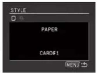 CANON MVX350i - Setting the Print Style - 3