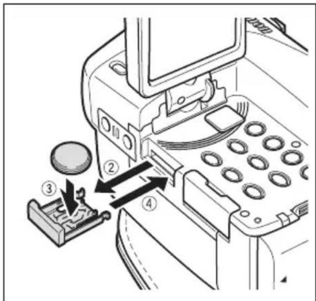 CANON MVX350i - Installing the Backup Battery - 3