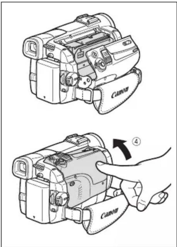 CANON MVX350i - Loading/Unloading a Cassette - 2