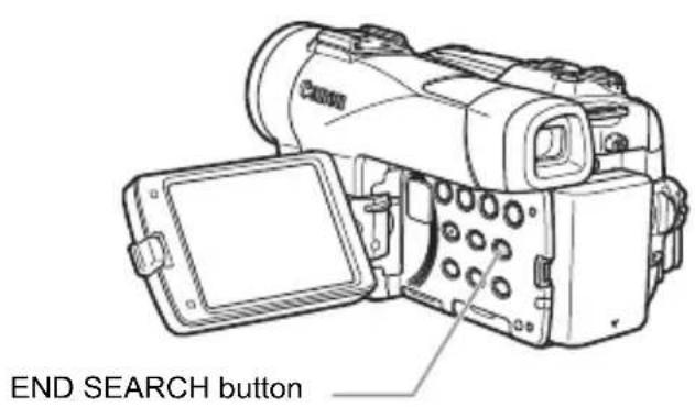 CANON MVX350i - End Search - 1
