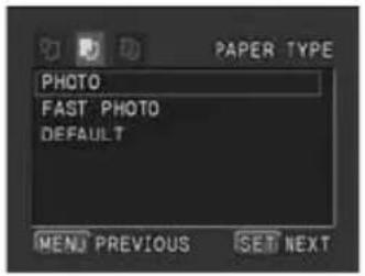 CANON MVX350i - Paper Settings - 3