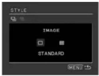 CANON MVX350i - Selecting the Image Style - 2