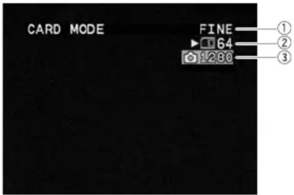 CANON MVX350i - Screen Displays during Still Image Recording - 1